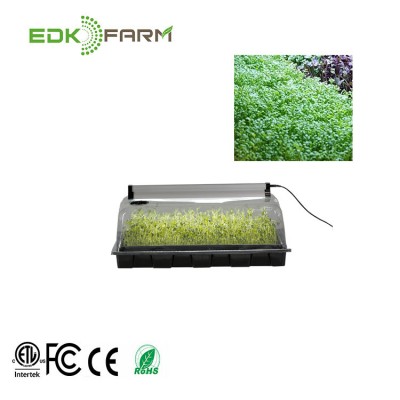 2 plant microgreen hydroponic drip system growing mat harvester hydroponic seeder